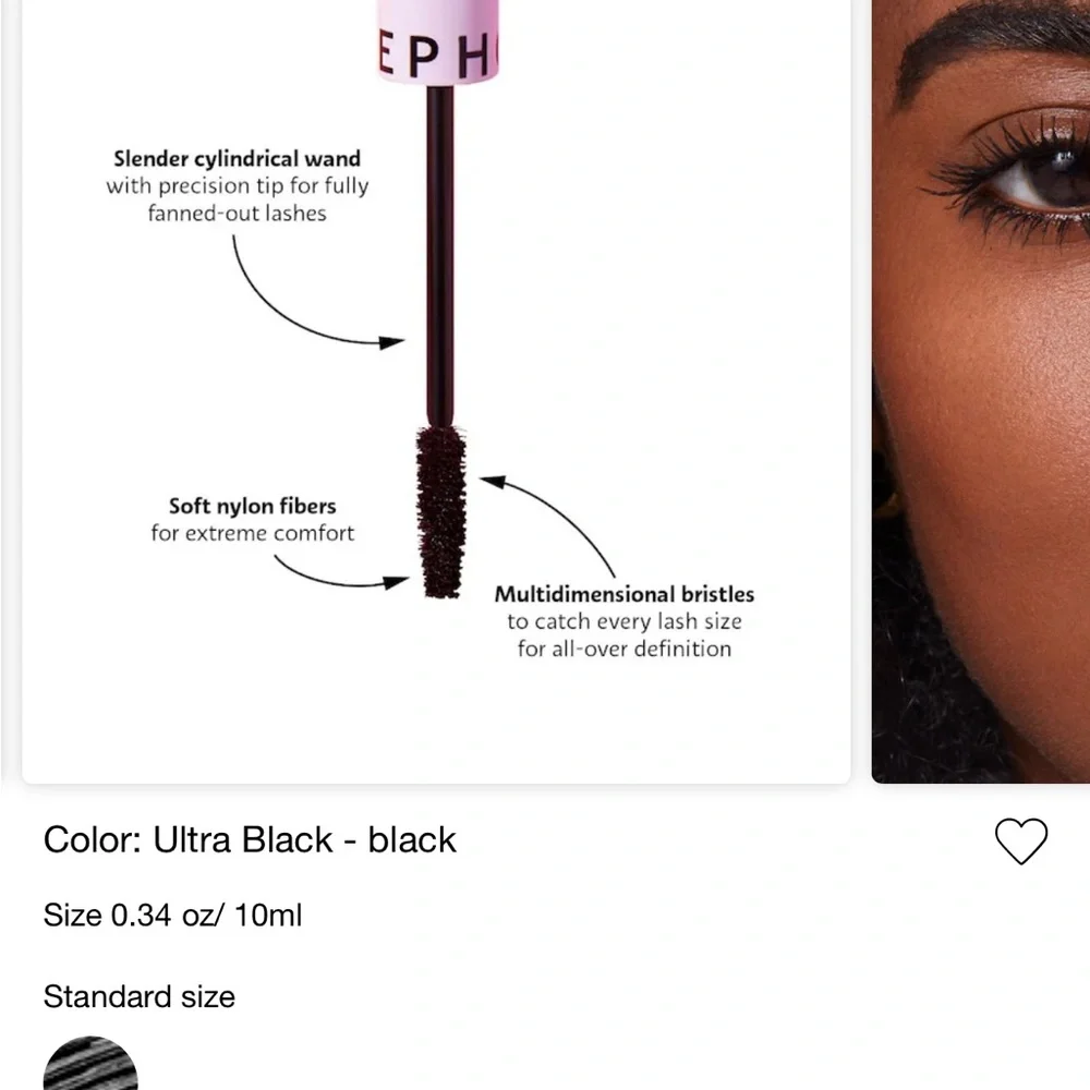 SEPHORA COLLECTION Big By Definition Defining & Volumizing Mascara Ultra Black